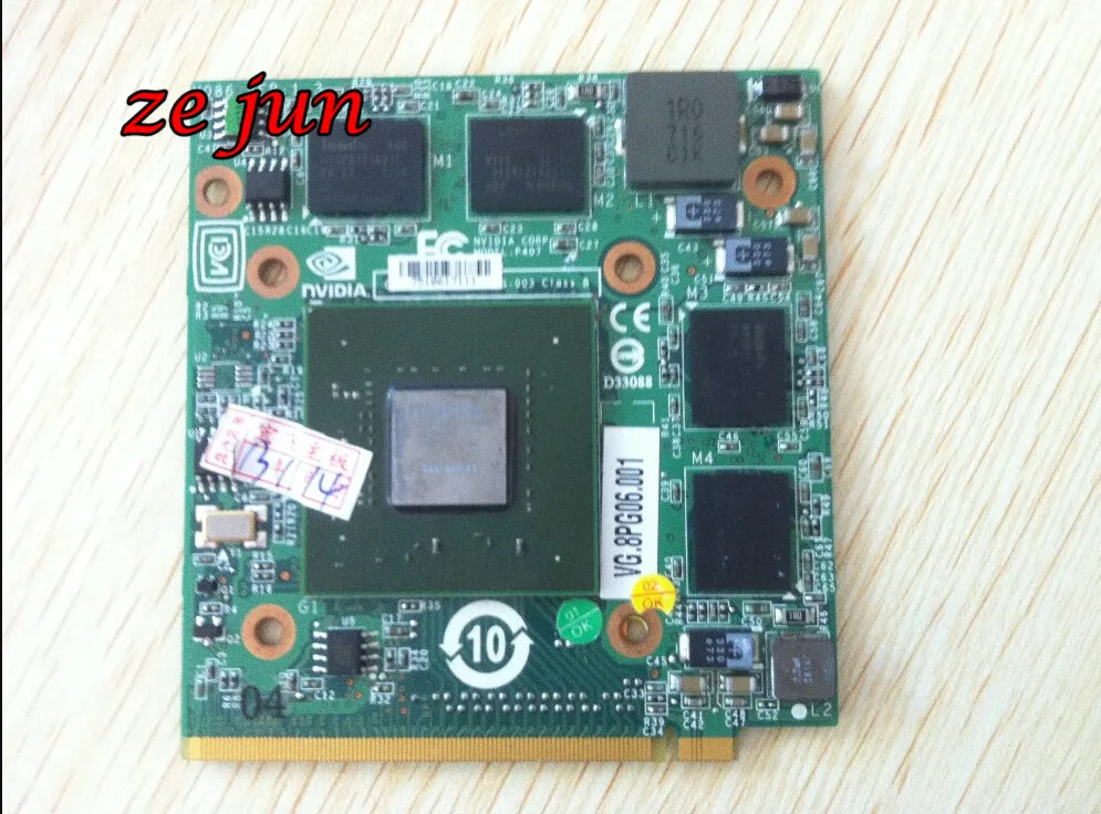  free shipping VG.8PG06.001 8600M GT 512MB MXM II graphic card computer components laptop parts placa de video vga 