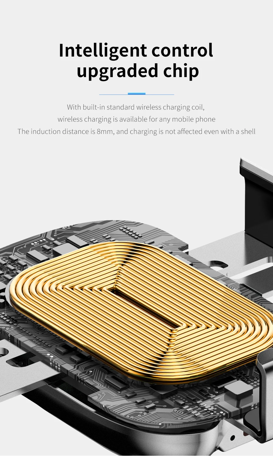 Baseus Беспроводное зарядное устройство Автомобильный держатель для телефона для iPhone Xs Max XR быстрая Беспроводная зарядка для samsung Note9 S9 автомобильный держатель зарядное устройство