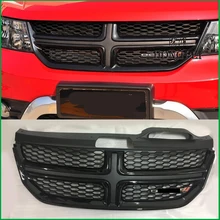 For Dodge Journey JCUV 2009 2010 2011 2012 2013 2014 2015 2016 Front Grill Bumper Radiator Upper Grille Cover Car Styling For Dodge Journey JCUV 2009 2010 2011 2012 2013 2014 2015 2016 Front Grill Bumper Radiator Upper Grille Cover Car Styling