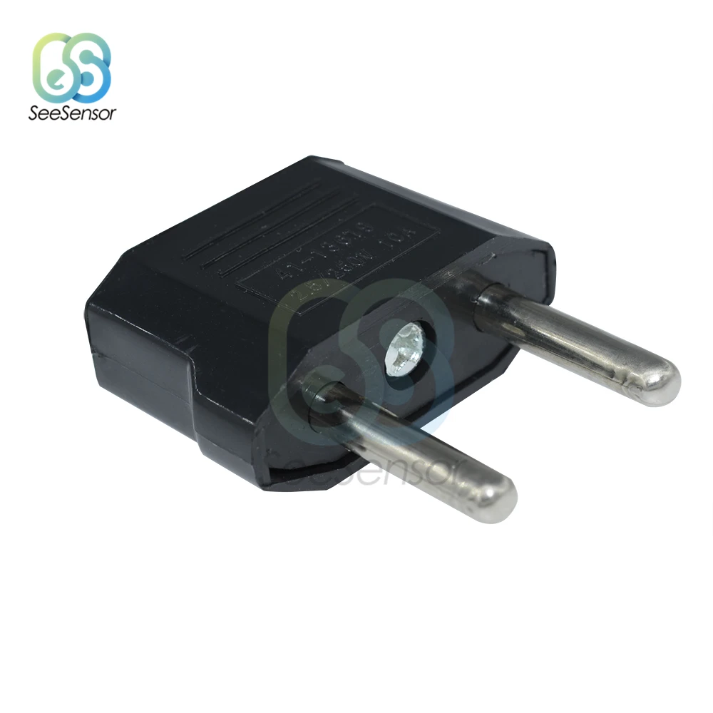 5Pcs Universal US To EU Plug USA To Euro Europe Travel Wall AC Power Charger Outlet Adapter Converter 2 Round Socket Input Pin power adapter