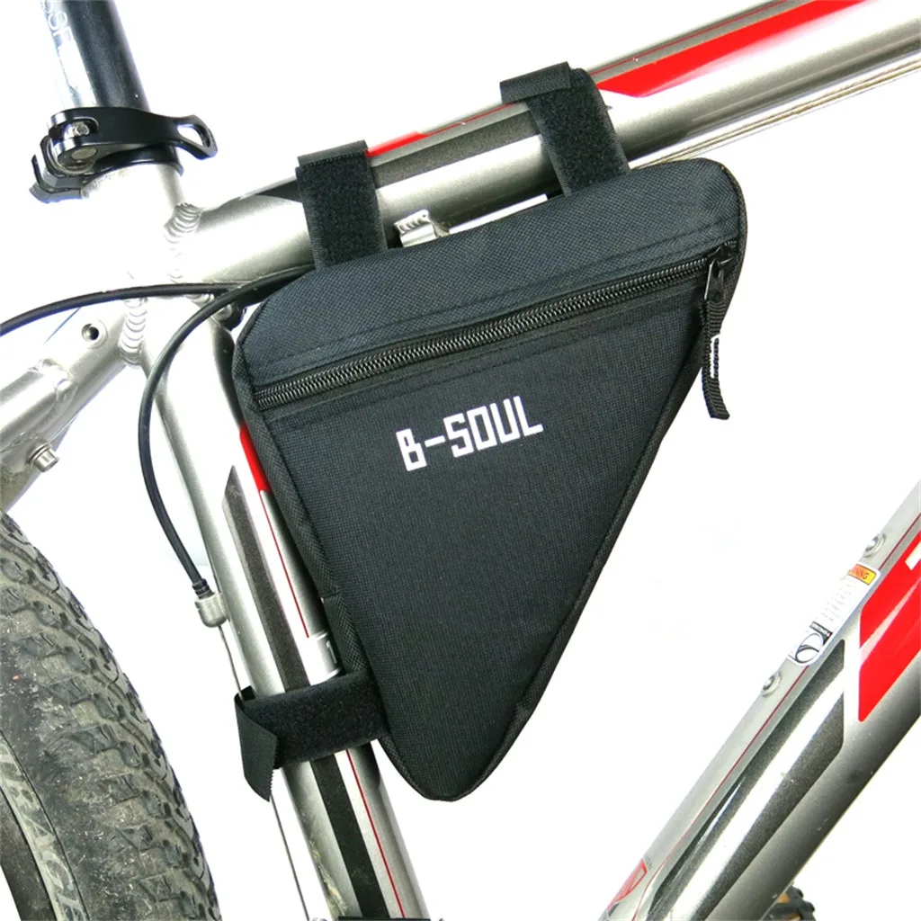 Sale Waterproof Triangle Bike Bag Bicycle Bag Pouch Cycling Front Tube Frame Bag Saddle Holder MTB Mountain Bike Cell30 Dropshipping 3