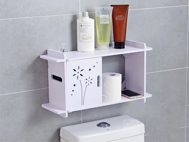Пробивная стойка для унитаза, настенная вешалка для туалетной бумаги, вешалка для полотенец, стойка для хранения ванной комнаты WF4011801