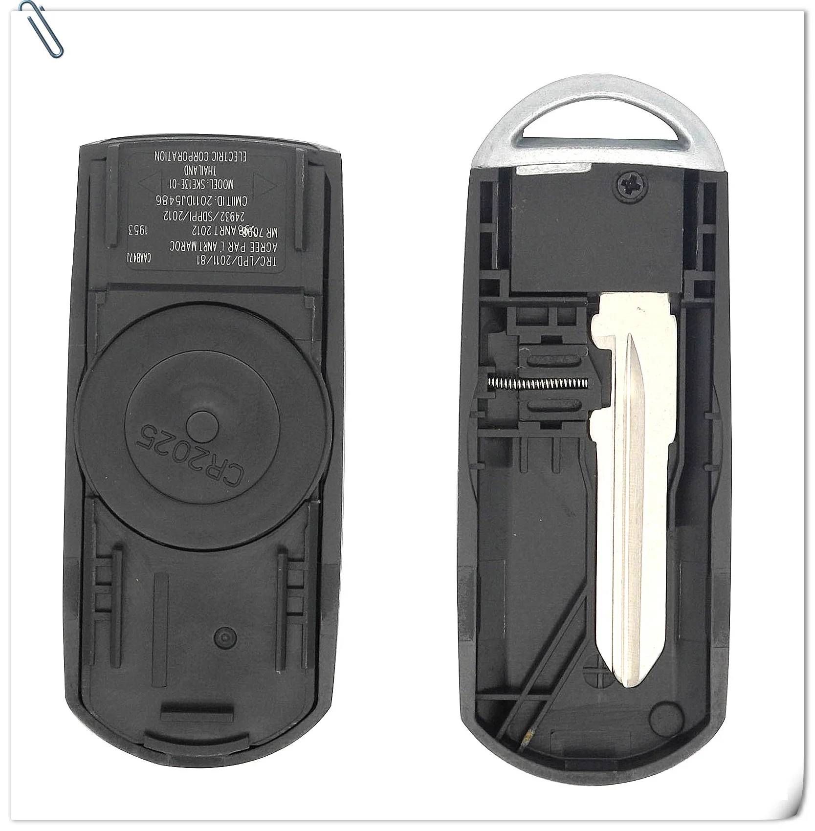 Jingyuqin 3 кнопки Smart Key Shell для MAZDA M2 M3 M5 M6 CX-3 CX-5 Demio Axela Premacy Atenza автомобильный пульт дистанционного управления чехол без ключа Fob