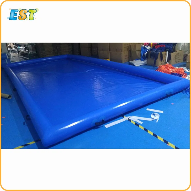 Commercial Machine Customized Water Containment Mat Pvc Portable Inflatable Car Wash Mats - Цвет: Blue