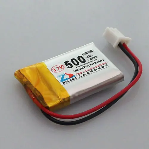 В ядре 500mAh 502035 умный Переносной Массажер звук инструмент красоты 3,7 V литий-полимерный аккумулятор перезаряжаемый литий-ионный элемент