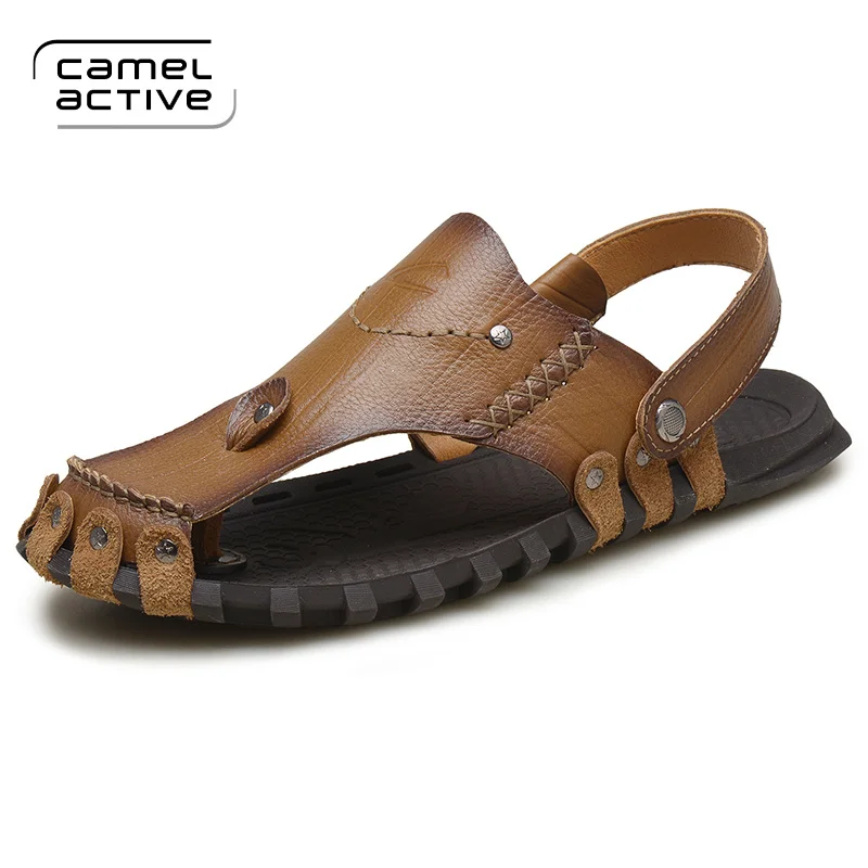 Camel для активного отдыха; Новая летняя обувь Модные Летние босоножки Для мужчин из натуральной кожи мужские сандалии мужские повседневная обувь 3013