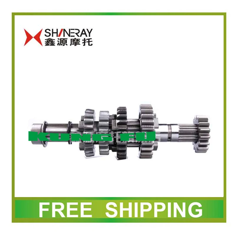 Shineray X2 X2X xy250gy 250cc countershaft main counter shaft gear dirt pit bike motorcycle accessories free shipping Shineray X2 X2X xy250gy 250cc countershaft main counter shaft gear dirt pit bike motorcycle accessories free shipping
