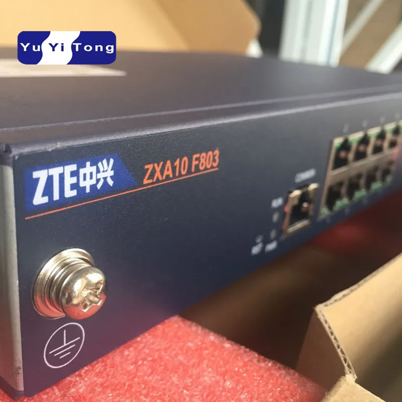Оригинальный Новый ZTE ZXA10 F803G-8 с 8 портами ethernet GPON ONU оптический сетевой терминал |
