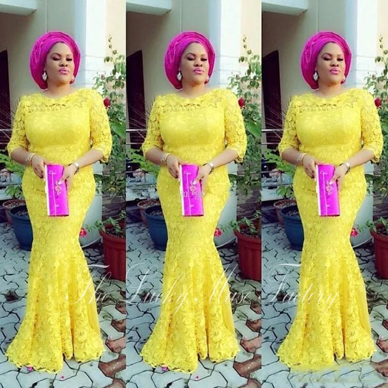 yellow aso ebi styles