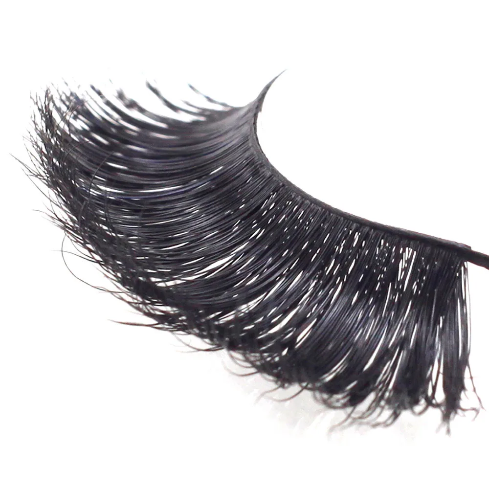 

#501 2018 NEW FASHION Mink Lashes 1 Pair Luxury 3D False Lashes Fluffy Strip Eyelashes Long Natural Party FREESHIP