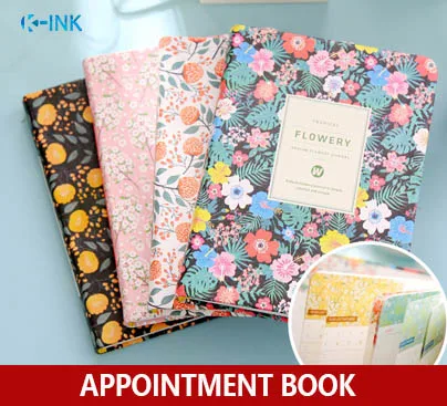 Ежедневный/месячный/годичный планировщик цветов A6|appointment book|flower plannerappointment planner |