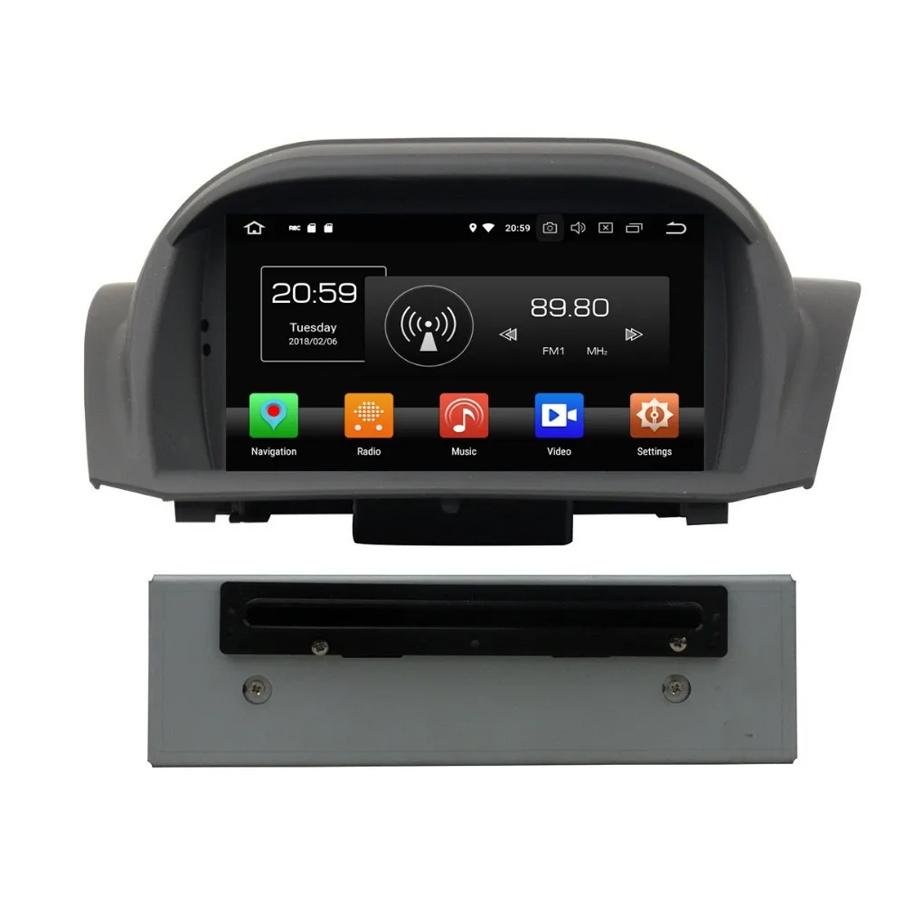 Flash Deal Android 8.0 Octa Core 7" Car Multimedia DVD GPS Head Unit for Ford Fiesta 2011-2016 4GB RAM Radio Bluetooth WIFI USB Mirror-link 0