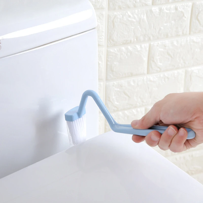 Японский семейный санитарный Тип S Щетка Для Чистки унитаза изогнутая ручка щетка скруббер домашняя Ванна чистящие средства