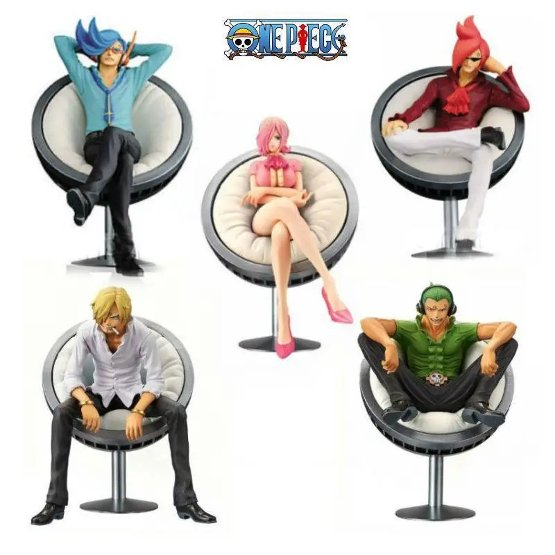 11 см японская Классическая Аниме Фигурка один кусок Vinsmoke Reiju/Yonji/Niji/Sanji Сидящая ver