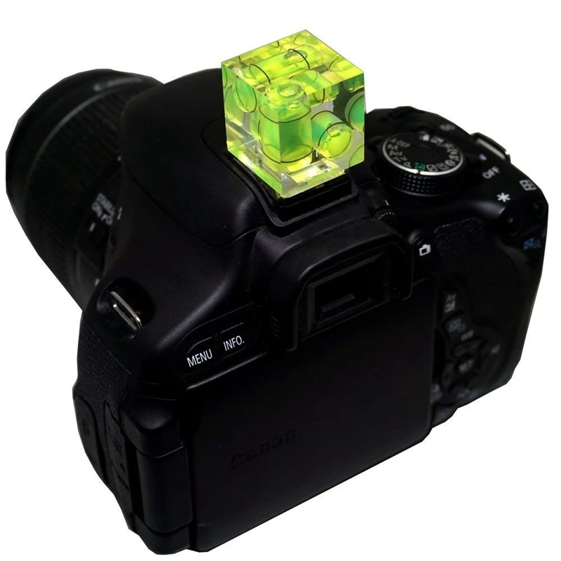 Hot Shoe Three Axis Triple Bubble Spirit Level For Canon Nikon Panasonic Fujifilm Olympus Pentax Digital and Film Cameras (7)