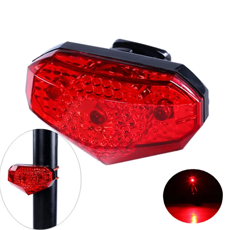 Best High Quality LED Bicycle Tail Lights Night Riding Flash Security Warning Lights One-touch Switch Design for Bicycles #2M23 0