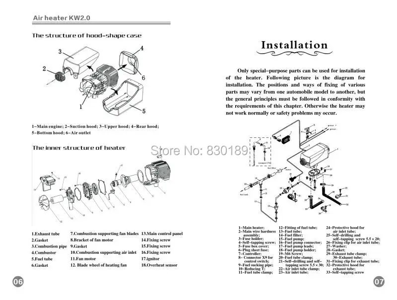 Installeren en gebruiken handmatige 2Kw 12 \ 24 V air ... nissan d21 fuse box 