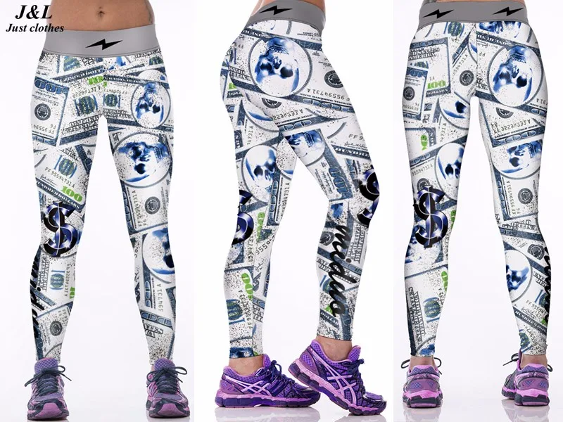 JLZLSHONGLE супер Новые Сексуальные женские для фитнеса леггинсы, штаны для тренировки тигр 3D принт 22 стиля пуш-ап эластичные тонкие леггинсы