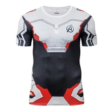Новинка! Одежда с изображением Мстителей 4 завершающей Quantum войны 3D печатных футболки Для мужчин рубашки с коротким рукавом для косплея Железного человека; костюм, футболка для девочек с коротким рукавом, мужская верхняя одежда