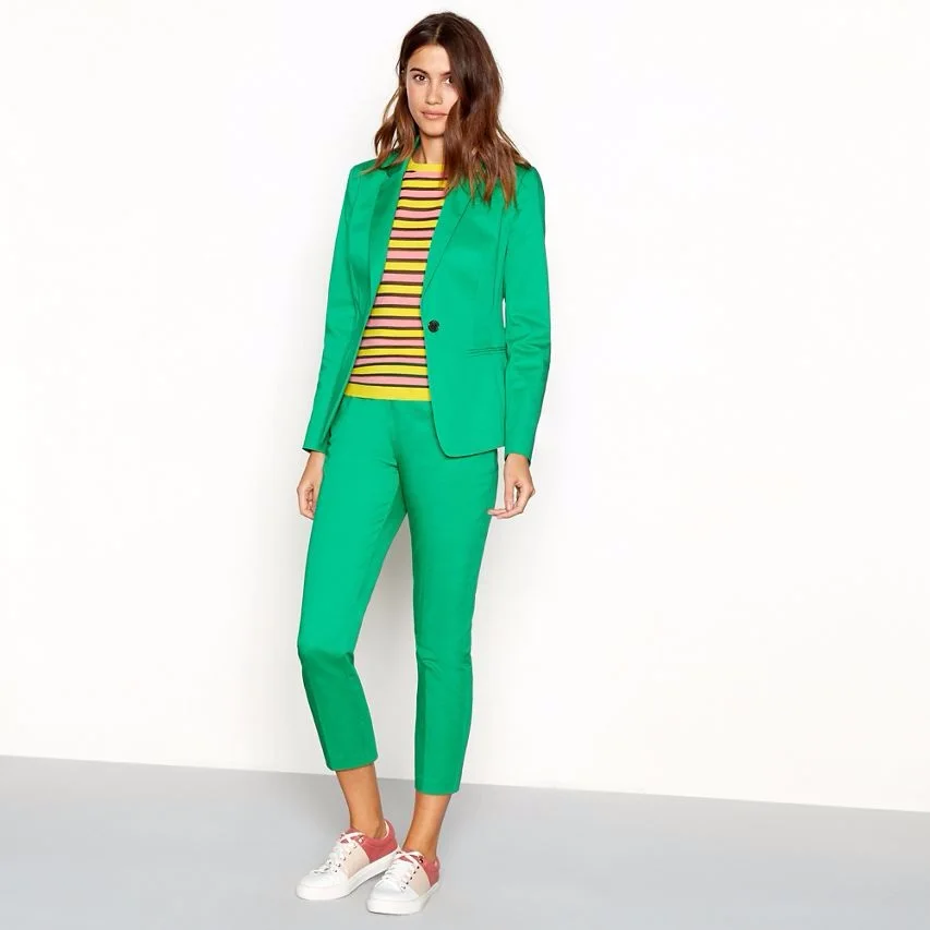 

new Green Women's Pants Suits Casual Suits Cool Girl Suits women suits Model Custom Made Jacket Pants