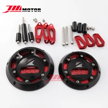 

YY-EPC-KI-05RD Red Color Motorcycle CNC Aluminium Alloy Engine Protective Cover On Both Sides For Z1000 2010-2016