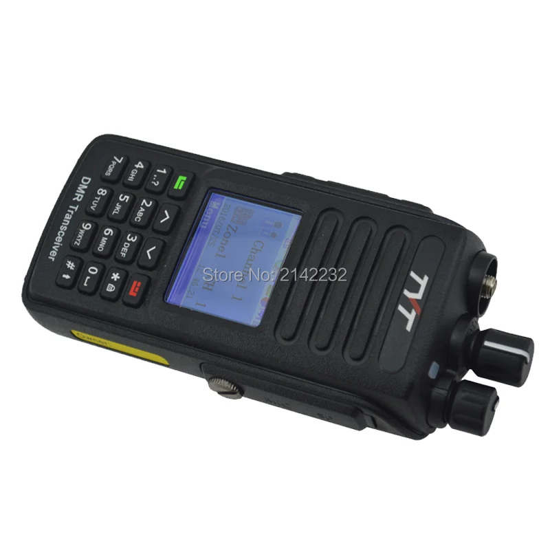 TYT Walkie Talkie MD-390 VHF+ gps DMR IP67 водонепроницаемый двухсторонний радио w/свободный ручной микрофон, Кабель для программирования и наушник