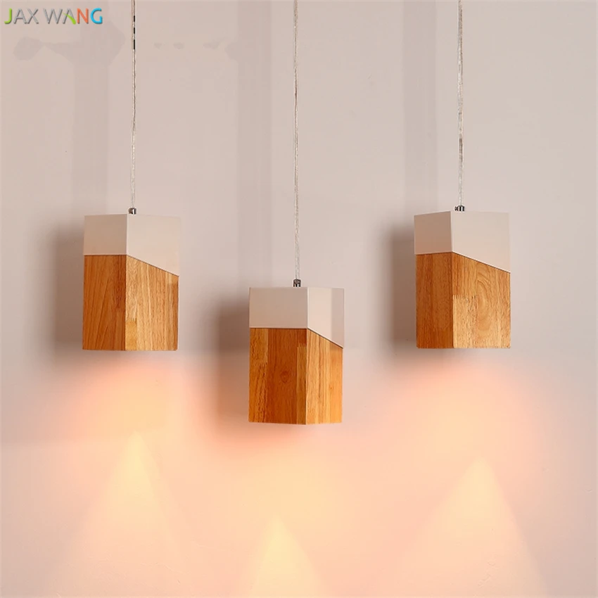 

Nordic Wooden Restaurant Pendant Lights Japanese Solid Bedsides Cafe Desktop Dining Room Bedroom Lights Hanging Lamps Fixtures