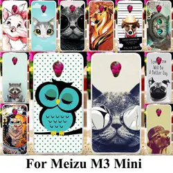 ТПУ силиконовый пластиковый чехол для телефона чехол для Meizu M3 Mini M3S Мини Blue Charm 3 3 s Meilan 3 3 S Meilan3 кошка мешок случаях