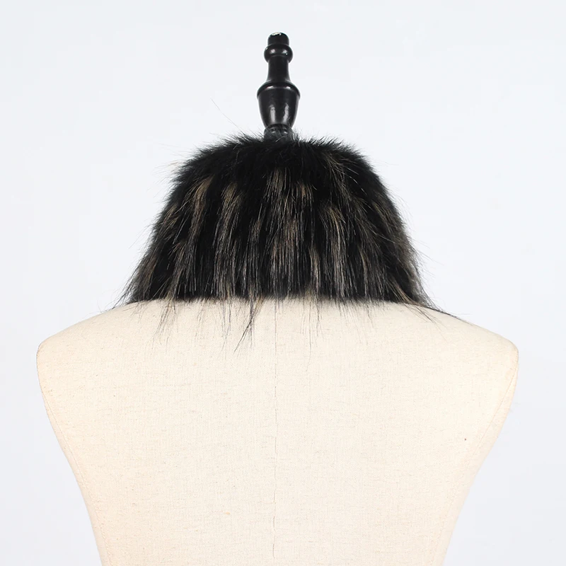 Модные женские зимние теплые шарфы из искусственного меха, однотонное кольцо на шею, утолщенная Женская шикарная шаль, накидка с воротником из искусственного меха