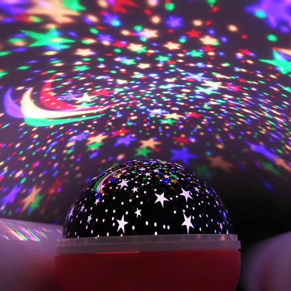 led rotating star projector