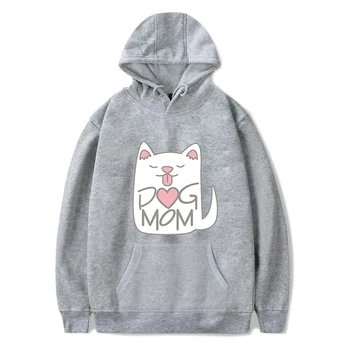 

AIkooki Hot Sale DOG MOM Hoodies Men/Women Spring Fall Winter Hip hop Harajuku Long Sleeve Hooded Sweatshirt