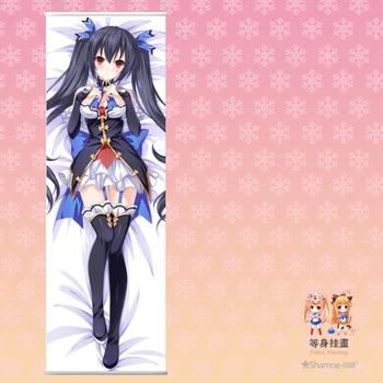

New Japanese Anime Cartoon Hyperdimension Neptunia Peach Skin Velvet Rectangle Flat Wall Scroll Painting Poster Print 150*50cm