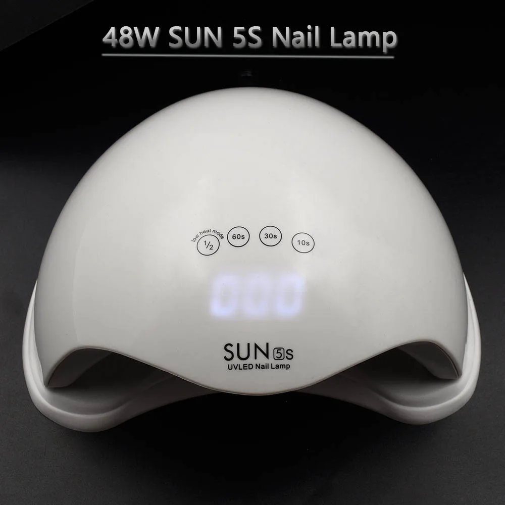 2018 SUN5S 48W UV Led Nail Lamp for Nail Gel Dryer Curing UV Nail Gels Polish with Infrared Sensor Bottom 10s/30s/60s Timer 2018 SUN5S 48W UV Led Nail Lamp for Nail Gel Dryer Curing UV Nail Gels Polish with Infrared Sensor Bottom 10s/30s/60s Timer
