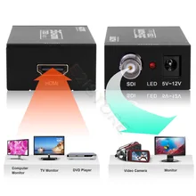 Портативный мини Размеры HDMI к SDI конвертер HDMI адаптер BNC SDI/HD-SDI/3G-SDI 1080 P мультимедиа HD видео конвертер