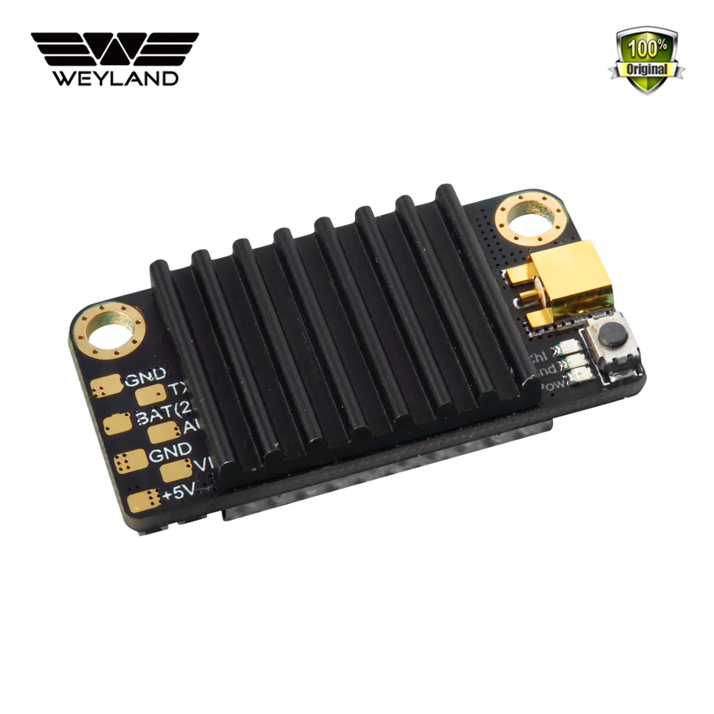 

EXUAV FPV 5.8G 48CH 25mW / 200mW / 600mW Switchable Video Transmitter With 5V/1A BEC Output VTX Pro For RC Multirotor FPV Racing