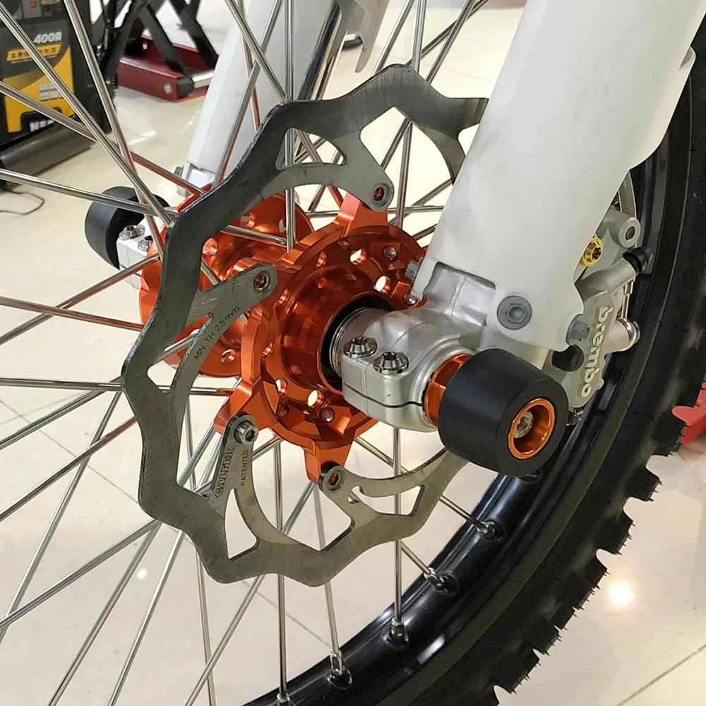 22 мм передняя ось ползунок защита от удара вилки колеса для Husqvarna FE FC TX FS FX TE TC 125 150