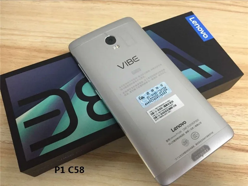 Vibe P1C58 4G сотовый телефон Android 5,1 Snapdragon 615 Восьмиядерный 5,5 ''1920x1080 3 грамма 16 ГРОМ 13 МП 5000 мАч