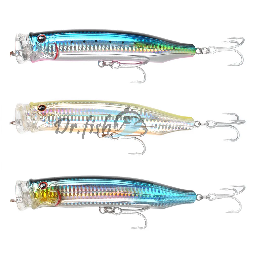 Dr.Fish Saltwater Fishing Topwater Popper Lure 150 mm Big Game