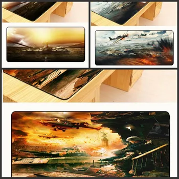 

Mairuign World of Tank Free Shipping Gaming Mouse Pad Big Ppad Gamer New Year Gift Large Size Table Mat Overlock 900*400*2mm