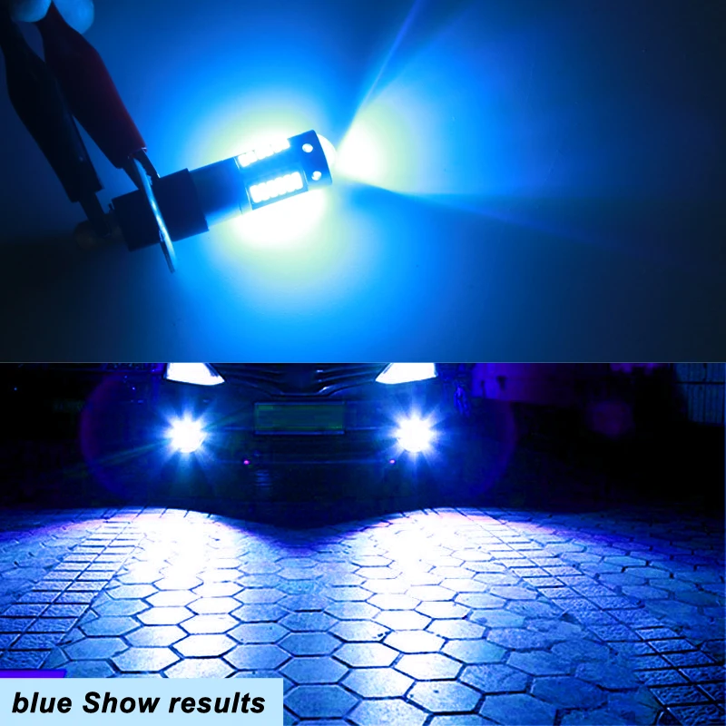 AILEO Автомобильная противотуманная фара h1 Светодиодные Автомобильные фары 4014 30 SMD