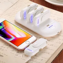 Портативное магнитное зарядное устройство для iPhone Micro usb type C мини магнитное зарядное устройство