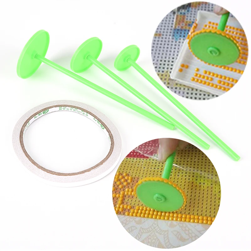 

Daimond Painting Crystal Picking Up Wheels Full Square Round Rolling Tray Pen Diamond Painting Tools