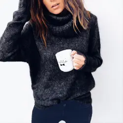 Liva мохер вязаный свитер осень-зима 2018 sueter mujer пуловер Femme Hiver плюс размер 3XL Женский Рождественский пуловер