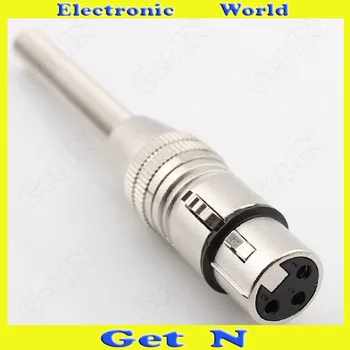 

10pcs-100pcs Female 3-Pole Cannon XLR Connector with Long Spring Female Cannon Plug for Karaoke Microphone 3-Pole Long-Plug