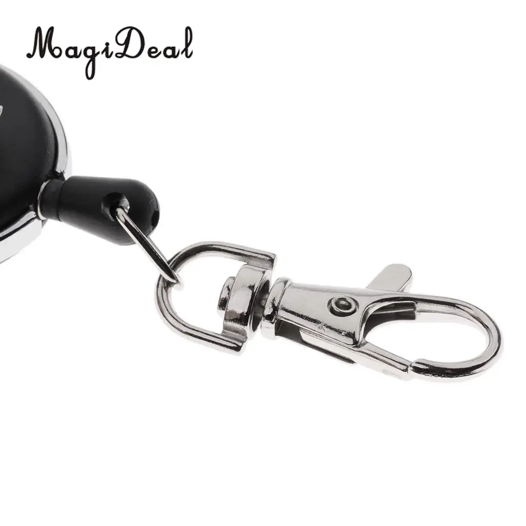 MagiDeal 2 Pieces Outdoor Retractable Keychain Key Ring Recoil Pull Reel Belt Clip Ffor Outdoor Climbing Equipment Accessories