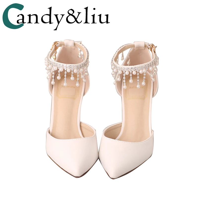 Woman Sandals Girls High Heels Buckle Ankle Strap 