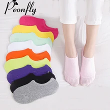 Удобные невидимые женские носки с мультяшными персонажами, милые женские и мужские, Женские бамбуковые носки, чулочно-носочные изделия для женщин, 5 пар/лот