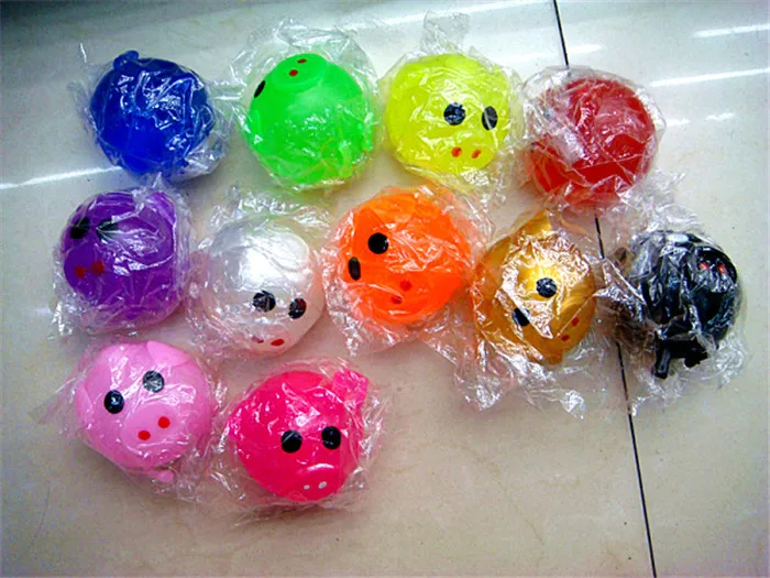 Cute Jelly Pig Stress Relief Toys for Children Soft Water Ball Antistress Adult Novelty Gags Random Color