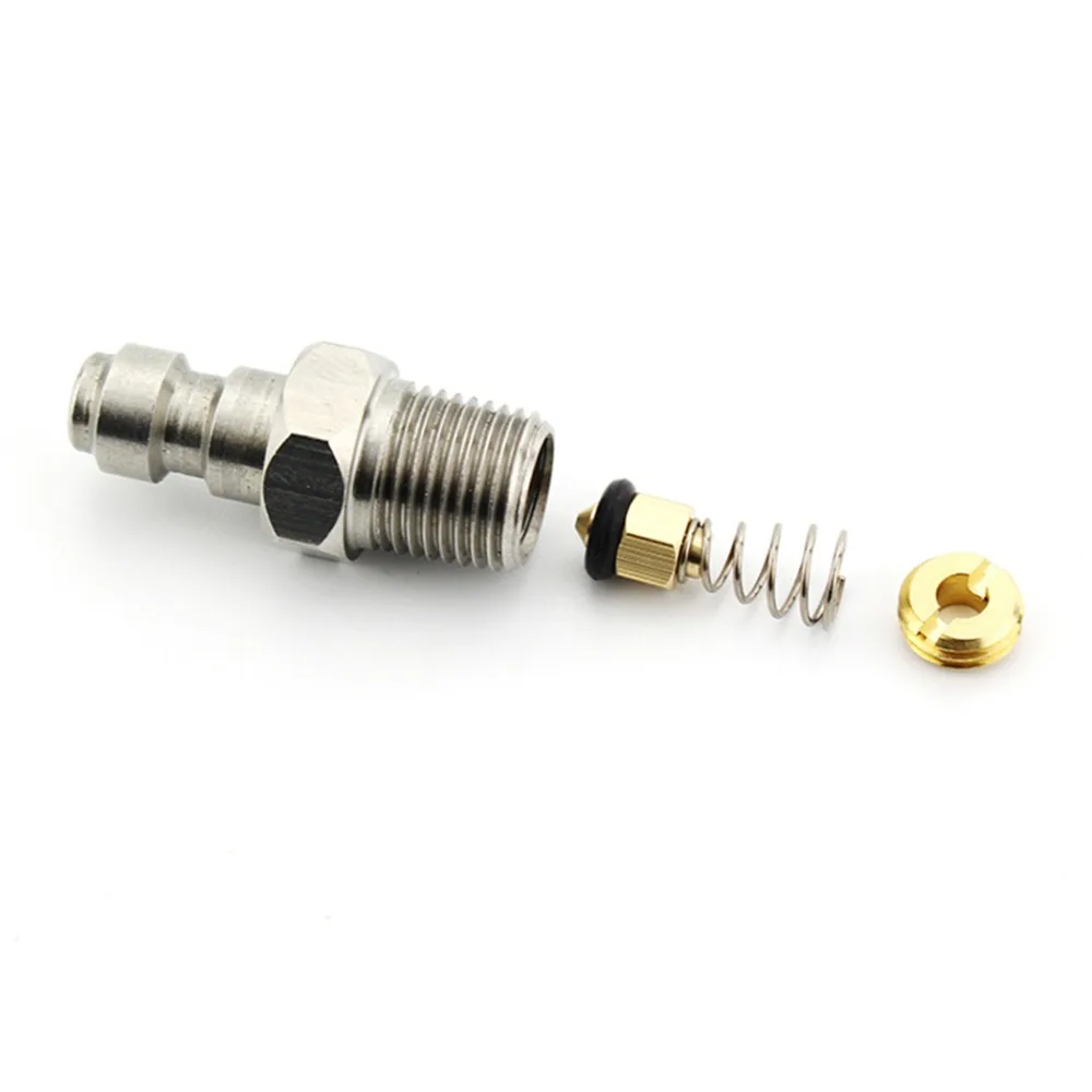 PCP Airforce Пейнтбольный соединитель высокого давления 1/8NPT 1/8BSPP M10x1 из нержавеющей