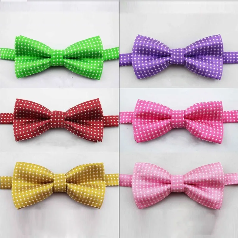 Children Fashion Formal Cotton Bow Tie Kid Classical Dot Bowties Colorful Butterfly Wedding Party Pet Bowtie Tuxedo Ties Boy bow tie